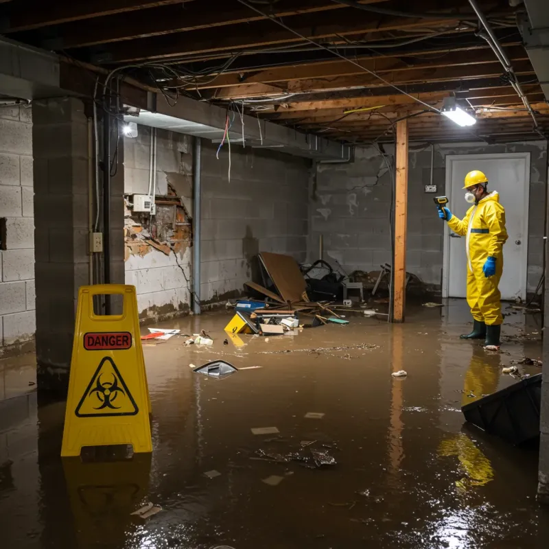 Flooded Basement Electrical Hazard in Royal Kunia, HI Property