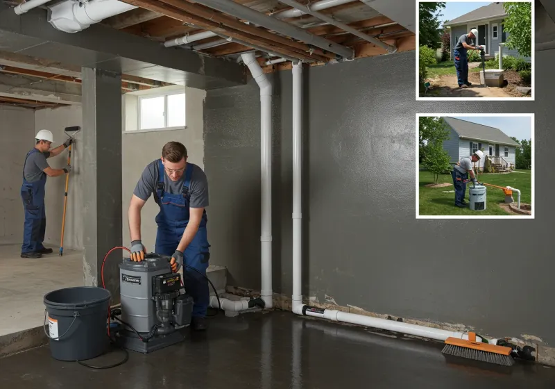 Basement Waterproofing and Flood Prevention process in Royal Kunia, HI